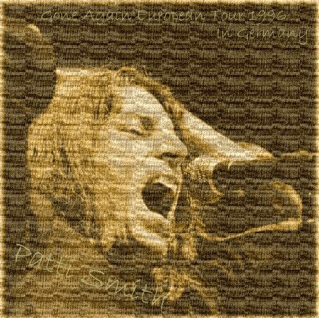 PATTY SMITH 1996 EUROPEAN TOUR AUGUST 1 GERMANY ( CD )