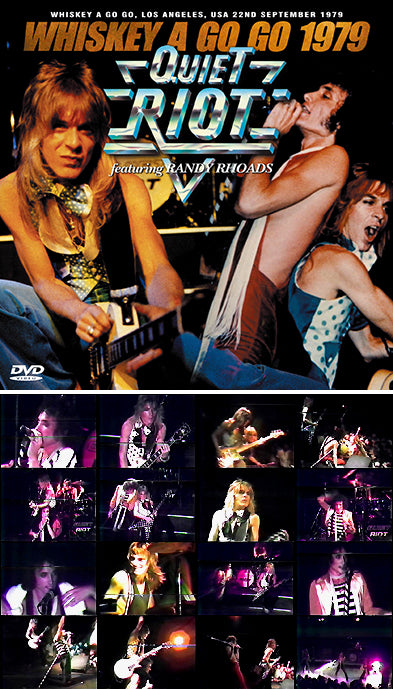 QUIET RIOT feat. RANDY RHOADS - WHISKEY A GO GO 1979 ( DVDR