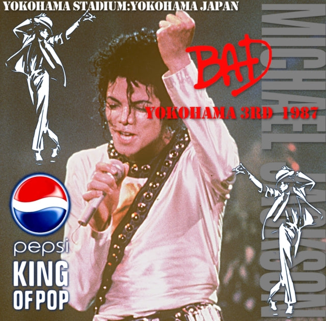 MICHAEL JACKSON 1987 BAD TOUR SEPTEMBER 27 YOKOHAMA+BONUS SBD ( CD