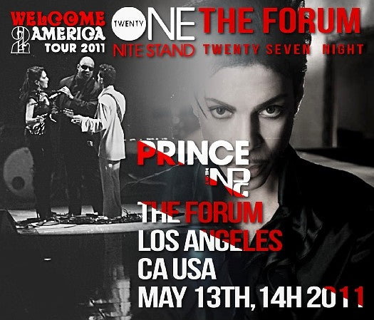 PRINCE 2011 AMERICAN TOUR LA FORUM MAY 13 14 COMPLETE EDITION SBD ( CD )