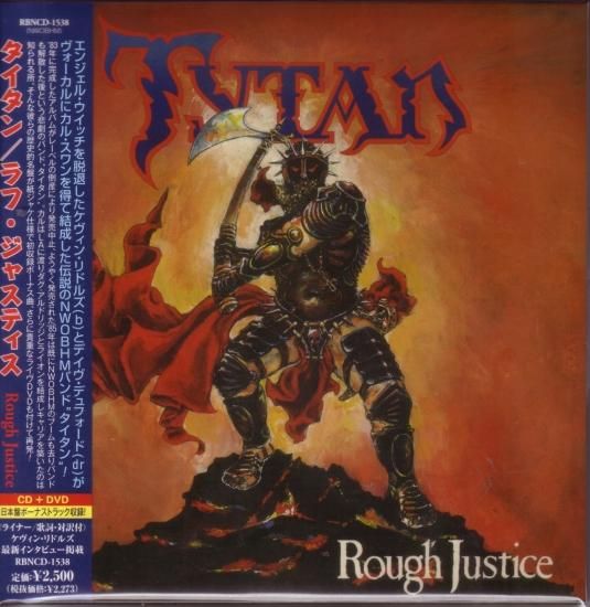 Signed! TYTAN Titan / Rought Justice Rough Justice (paper jacket CD+DVD)
