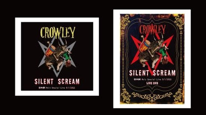 CROWLEY / SILENT SCREAM ~ Japanese Poetry Only Special Live 5/1/2022 Bonus for purchasing DVD and CD at the same time!
