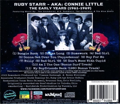 Ruby Starr aka: Connie Little / The Early Years (1961-1969) 2023 Remasters (The Doo-Wop Tracks)
