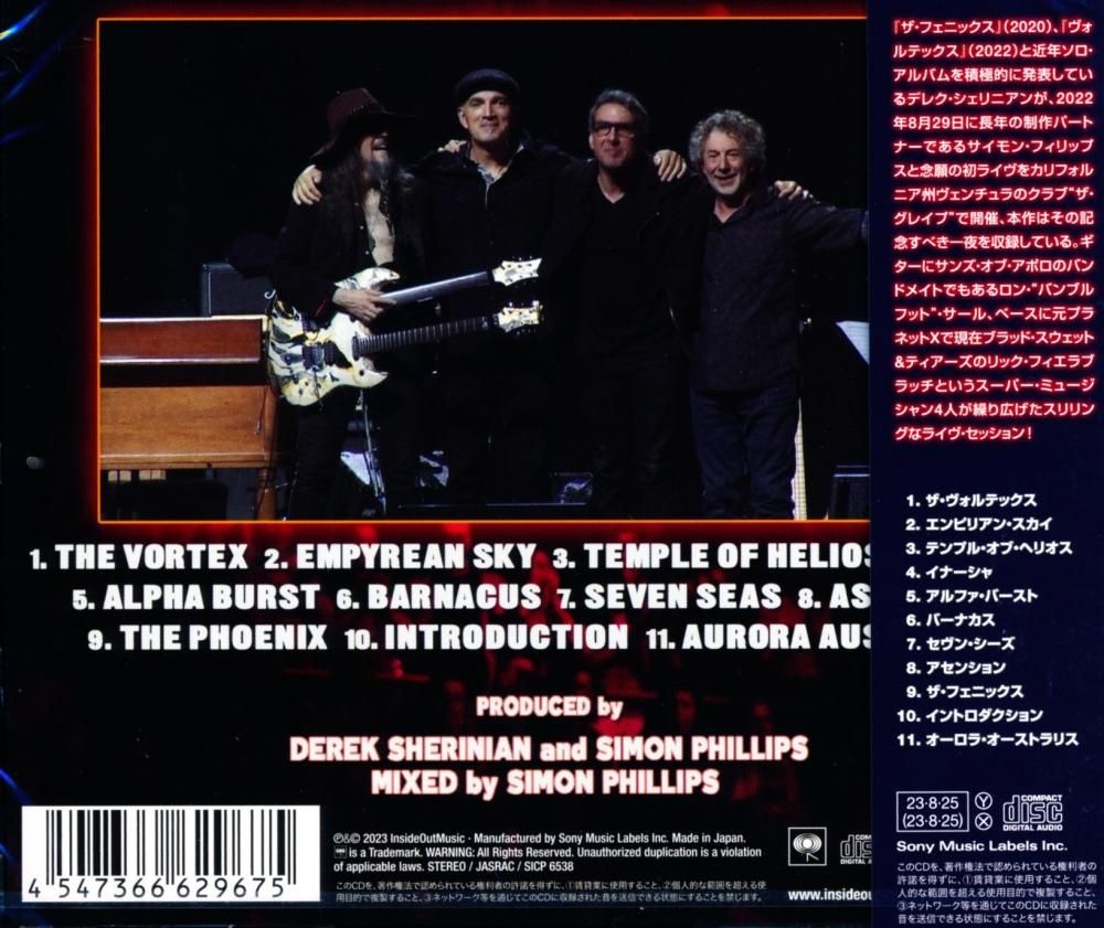 Sherinian / Phillips Derek Sherinian - Phillips / Live (CD)