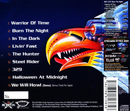 RIOT CITY / Burn The Night ~Flames of Riot~ (CD)