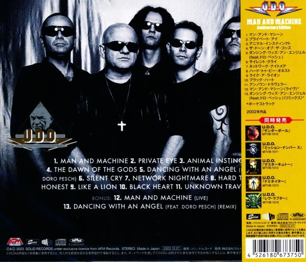 U.D.O. / Man And Machine (Anniversary Edition) (CD)