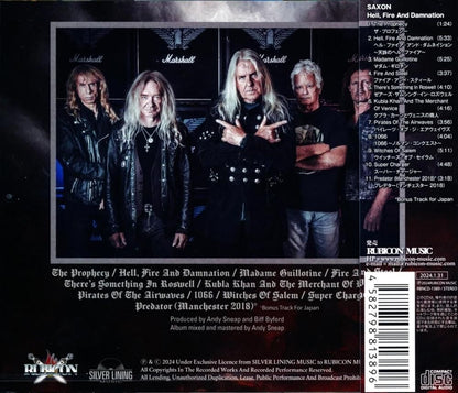 SAXON / Hell, Fire And Damnation Hell, Fire and Damnation ~Hell Fire of Tenchu~ (CD)