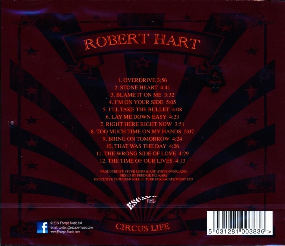 ROBERT HART / CIRCUS LIFE (Import CD) (Limited Edition: Comes with an autographed card!)