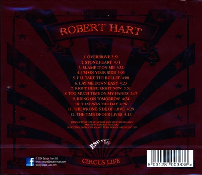 ROBERT HART / CIRCUS LIFE (Import CD) (Limited Edition: Comes with an autographed card!)