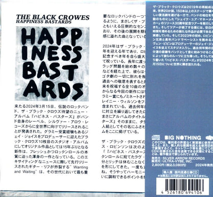 THE BLACK CROWES / Happiness Bastards (Imported domestic version CD)