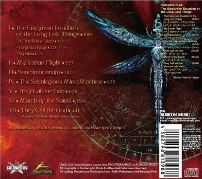 VANDEN PLAS / The Empyrean Equation of the Long Lost Things (CD)