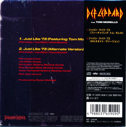 Def Leppard / Just Like 73 (SHM-CD)(CD EP)