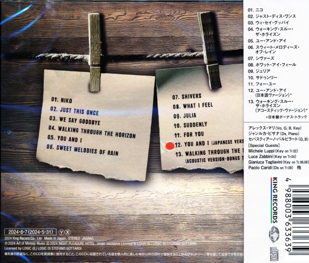 Night Pleasure Hotel / Portraits (CD)