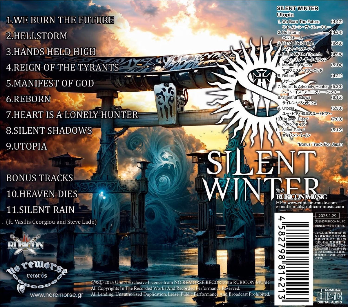 SILENT WINTER / Utopia ~Dark Utopia~ (CD)2025 3rd