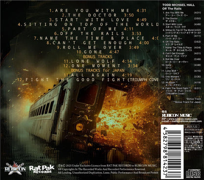 TODD ​​MICHAEL HALL (RIOT) Todd Michael Hall / Off The Rails (CD) 2024 2nd