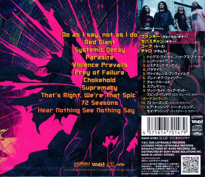 Chemicide / VIOLENCE PREVAILS (CD) 2025 5th