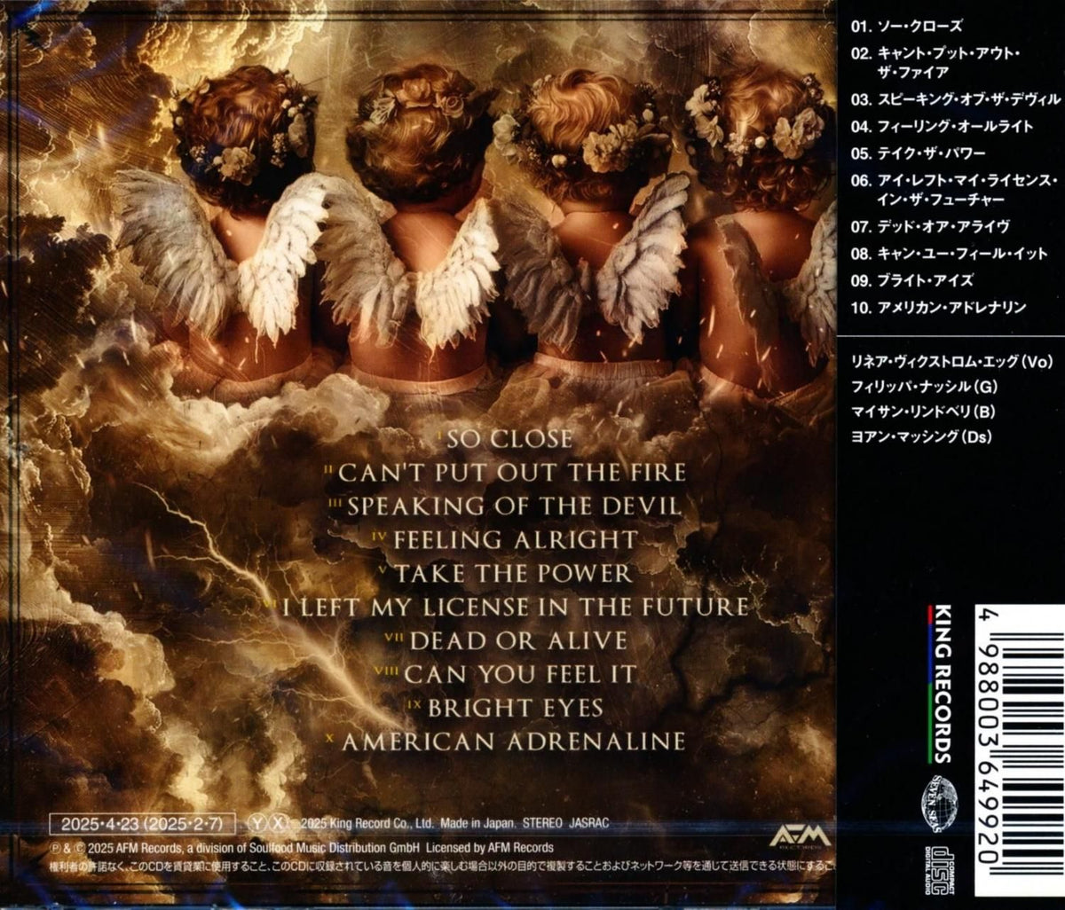 THUNDERMOTHER / Dirty & Divine (CD) 2025