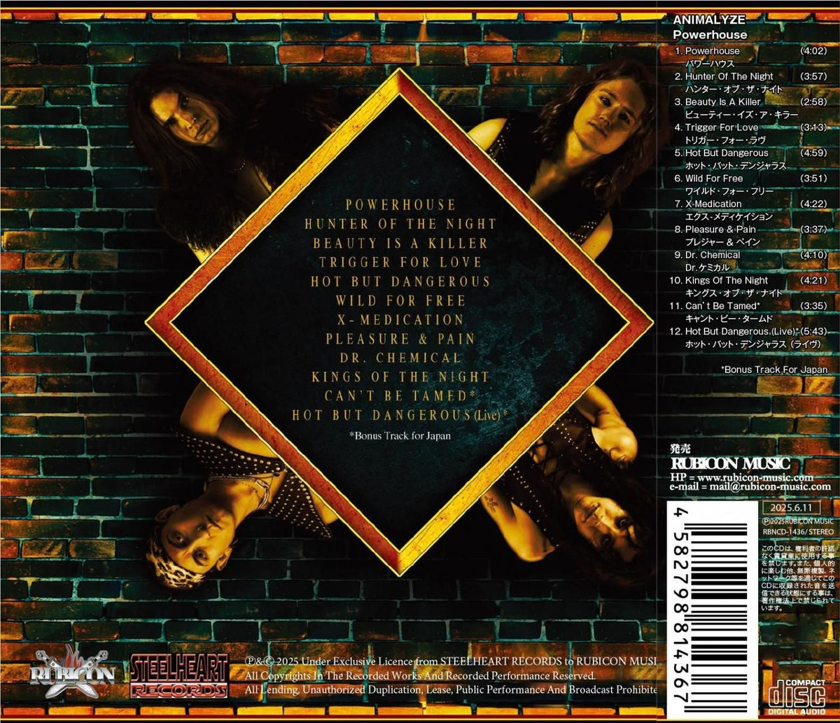 ANIMALYZE / Powerhouse (CD) 2025 1st