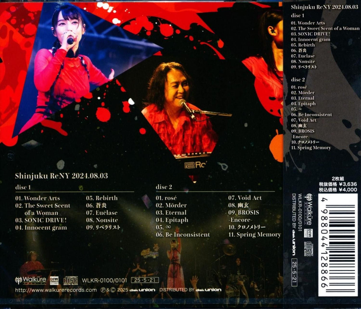 TEARS OF TRAGEDY / Wonder Parade (2CD Live)
