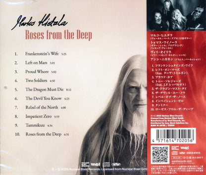 Marko Hietala / Roses From The Deep (CD) 2025 Tarot Nightwish