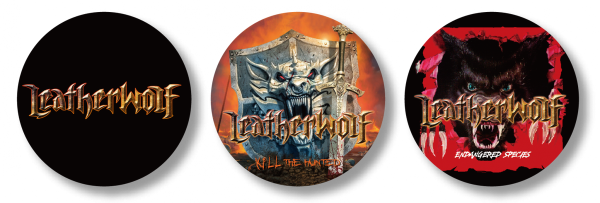 LEATHERWOLF / Endangered Species (Paper jacket CD) 1985 1st Badge included!