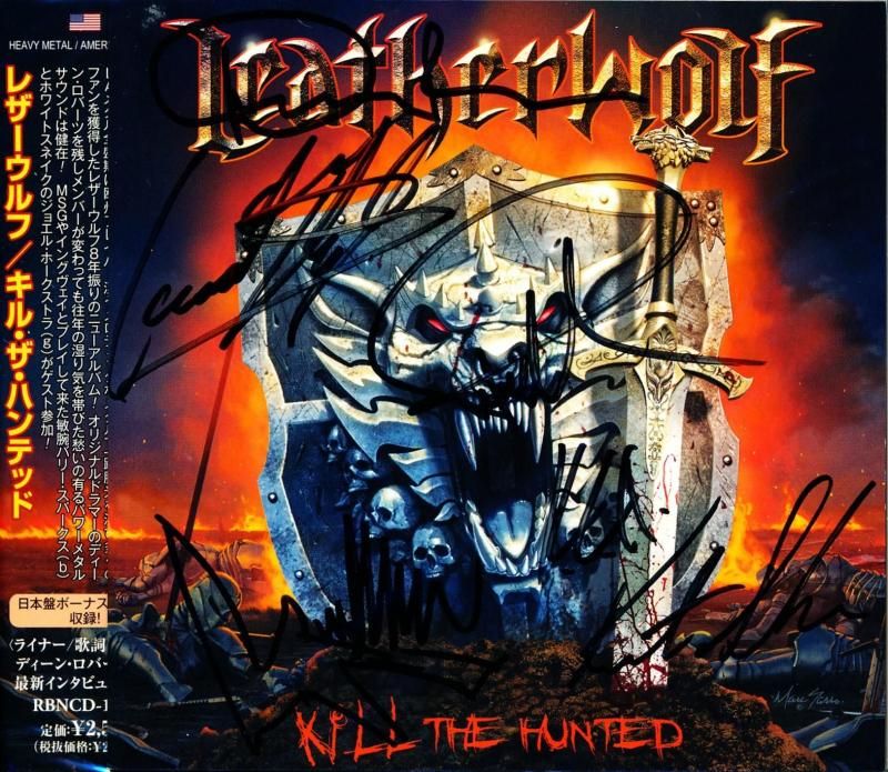 <Signed by the members> LEATHERWOLF / Kill The Haunted (CD) 2022