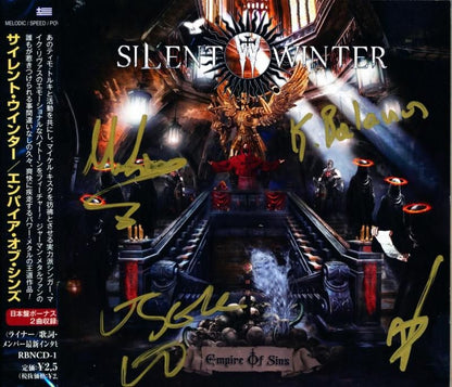 <Signed by members! ! > Silent Winter / Empire Of Sins (CD) (2021) 2nd