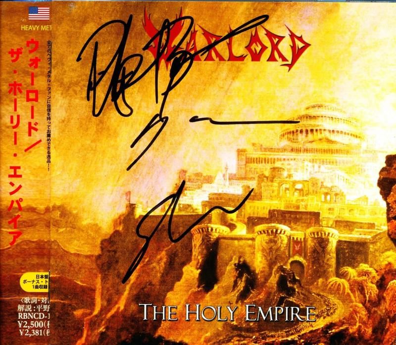 <Signed! ! > WARLORD / The Holy Empire (CD)