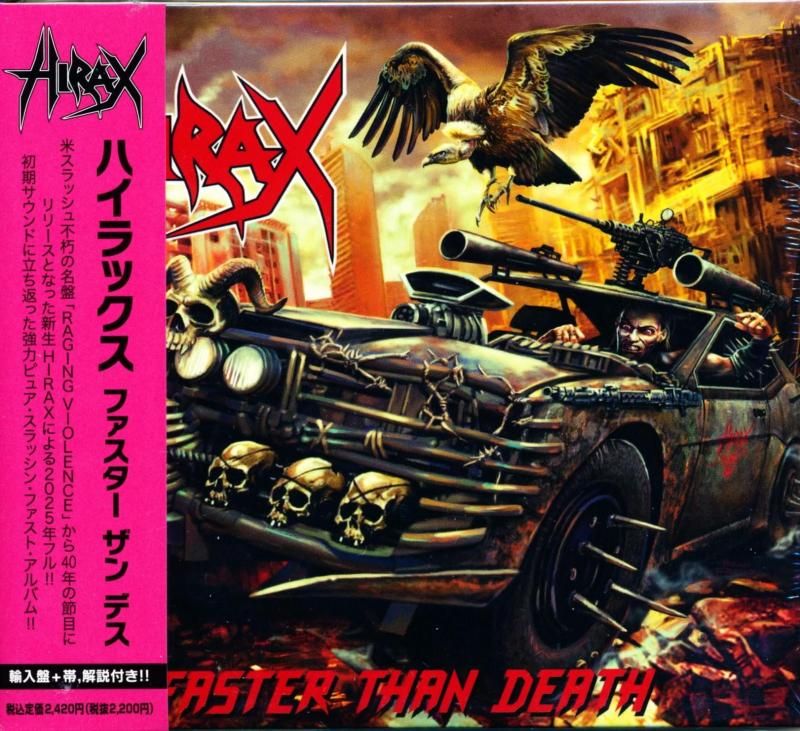 HIRAX / FASTER THAN DEATH (CD) 2025