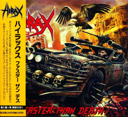 HIRAX / FASTER THAN DEATH (CD) 2025