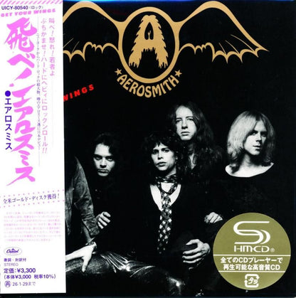 AEROSMITH / Get Your Wings Fly! Aerosmith [Limited Edition] (Paper Jacket SHM-CD) 2025 2nd