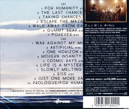 DARWIN / Origin Of Species (2CD) 2025 2018 1st