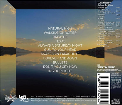 LUKE MORLEY / Walking On Water (CD) 2025 3rd Solo Thunder