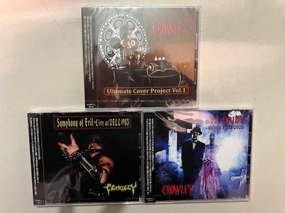 CROWLEY / New three-piece set [Bonus for purchasing at the same time: Special hand towel & autographed A4 size mini poster (limited quantity!)
