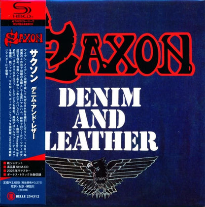 SAXON / Denim And Leather Paper jacket (SHM-CD) 2025 Remaster 4th