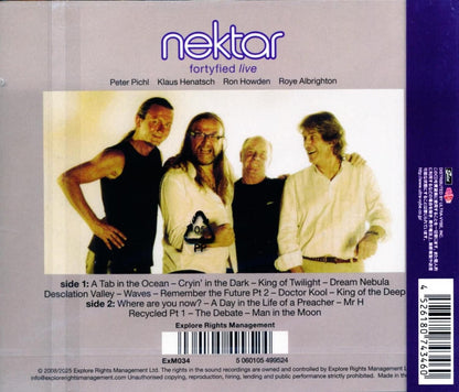 NEKTAR / Fortyfied (2CD) 2025 Live 2008