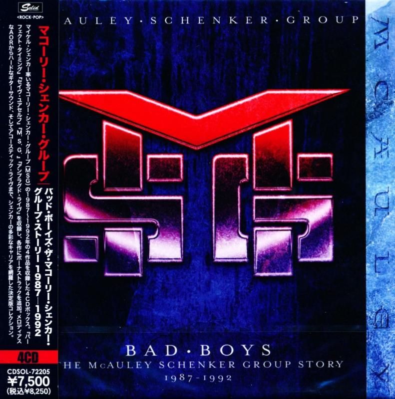 M.S.G / BAD BOYS: THE MCAULEY SCHENKER GROUP STORY 1987-1992 BAD BOYS: THE MCAULEY SCHENKER GROUP (4CD BOX)