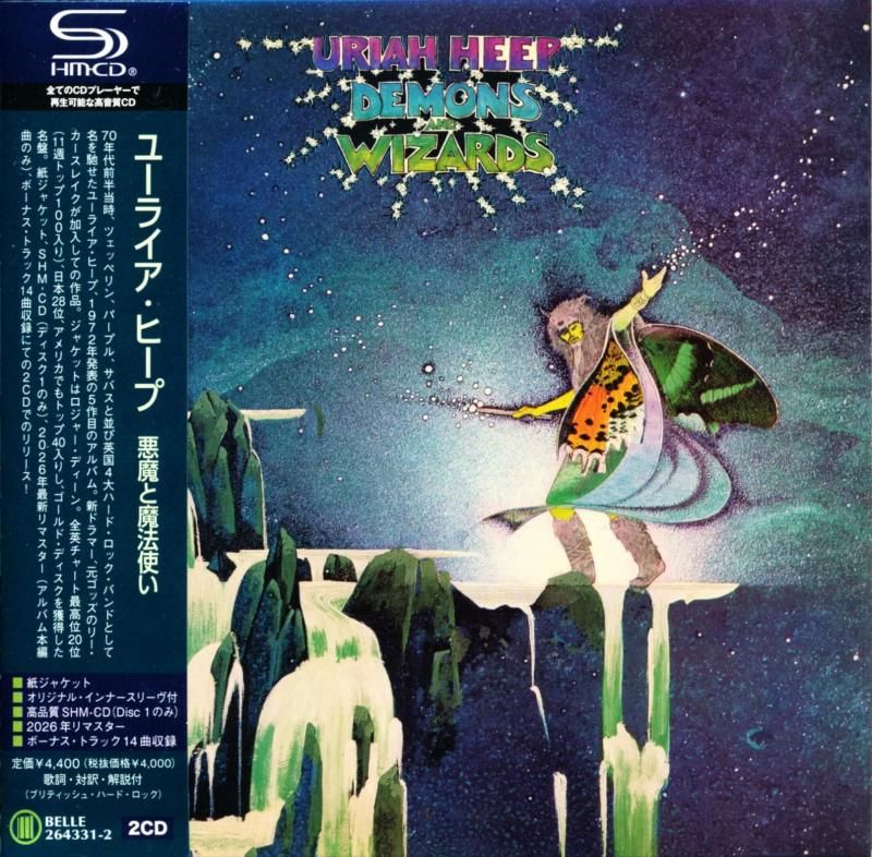 URIAH HEEP / Demons and Wizards (SHM-CD+CD) 2026 Remaster 1972 5th