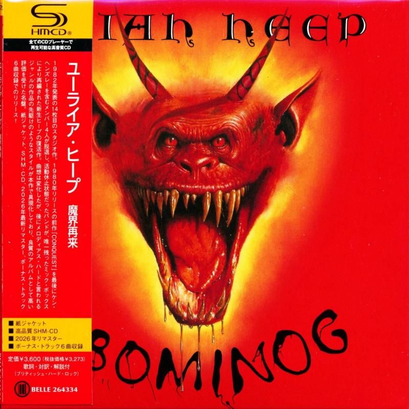 URIAH HEEP / Abominog Demon World Return (SHM-CD) 2026 Remaster 1982 14th