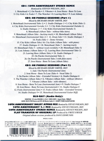 Motorhead / On Parole Sessions / On Parole Sessions (3CD+Blu-ray) 2026