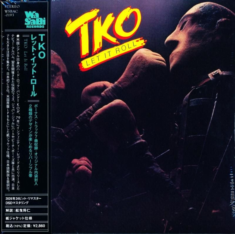 TKO / Let It Roll (Paper Jacket CD) 1979 1st