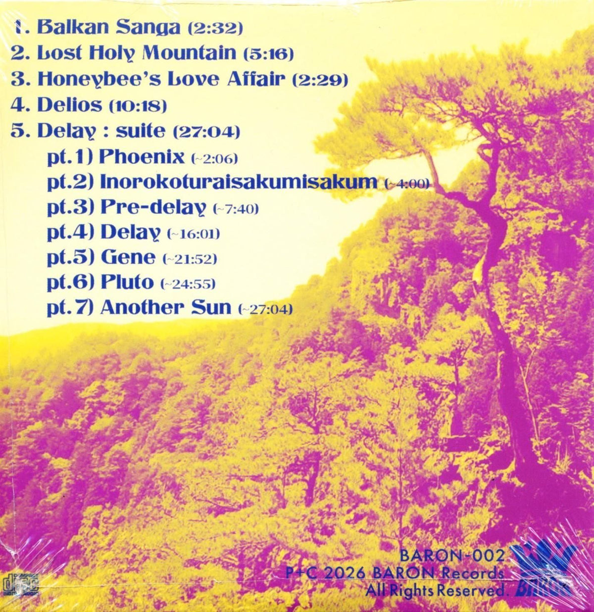 OCTAVIA Hiroyuki Shibata / Inorokoturaisakumisakum (CD) 2026 Free Love Gestalt