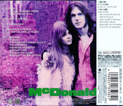 MCDONALD & GILES / McDonald & Giles in SHM-CD+Artwork Magnet [SHM-CD] 2026