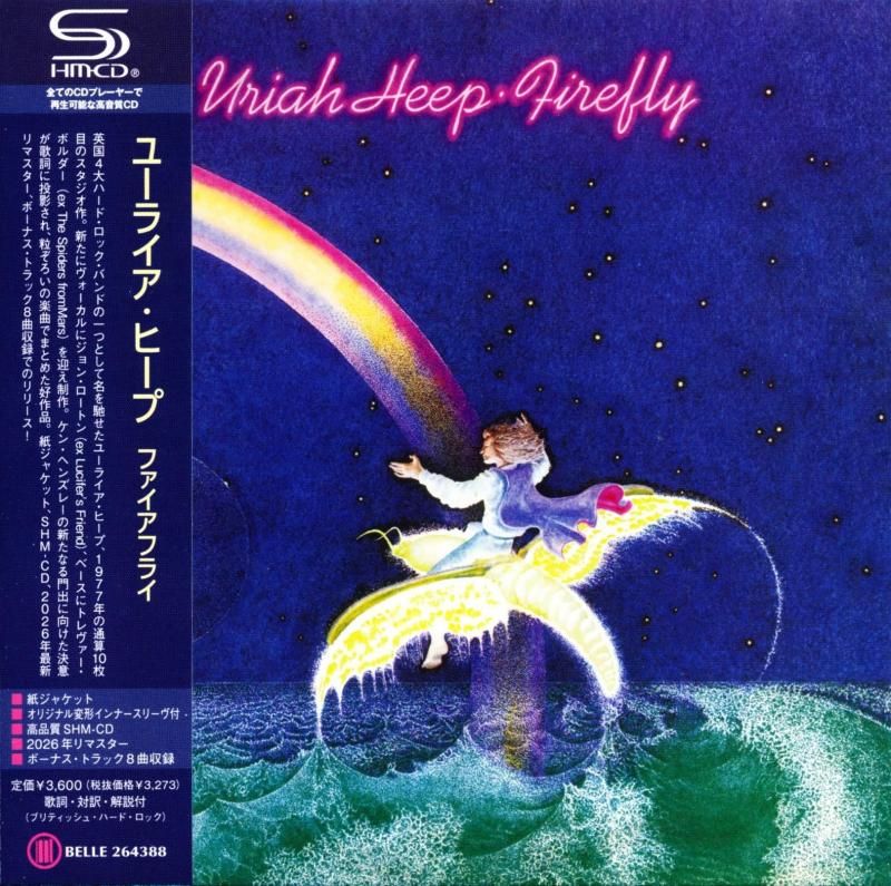 URIAH HEEP / Firefly (SHM-CD) 2026 Remaster 1977 10th