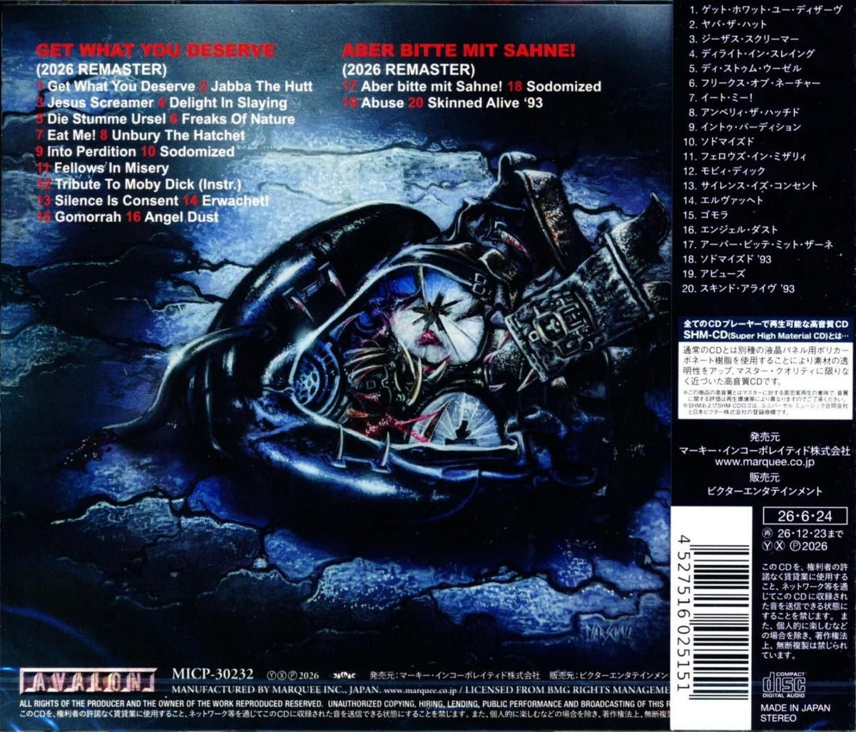 SODOM / Get What You Deserve (CD) 2026