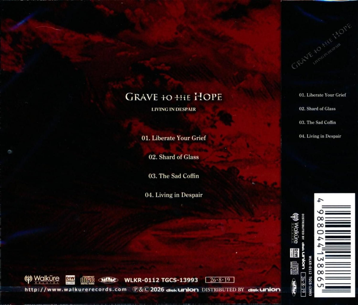 Grave to the Hope / LIVING IN DESPAIR (CD) 2026