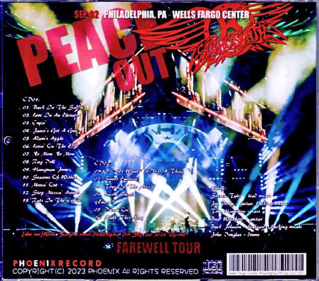 Aerosmith Aerosmith/PA,USA 2023 Complete