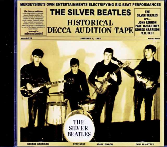 Beatles Beatles/Historical Decca Audition Tape