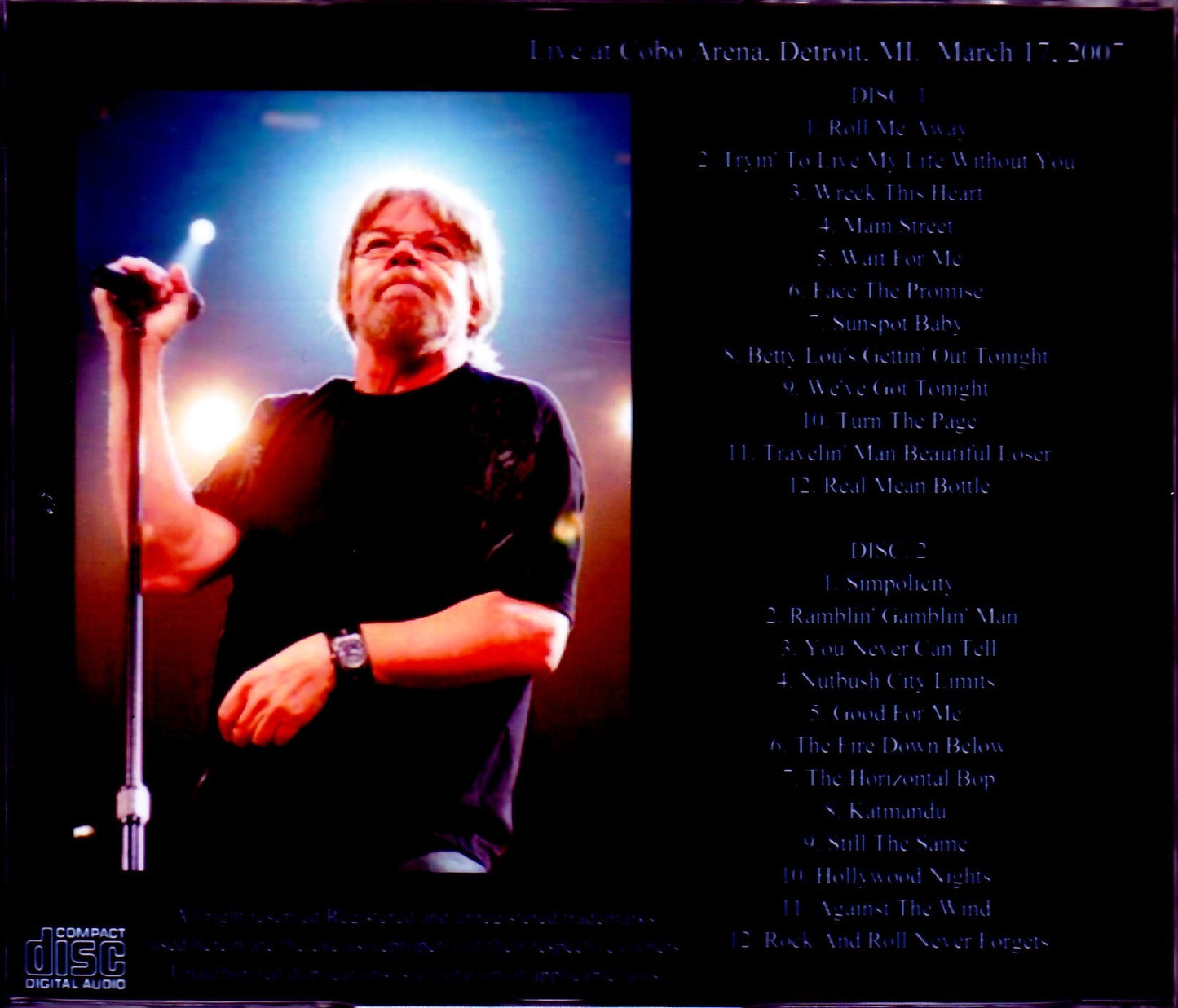 Bob Seger Bob Seger/MI,USA 2007