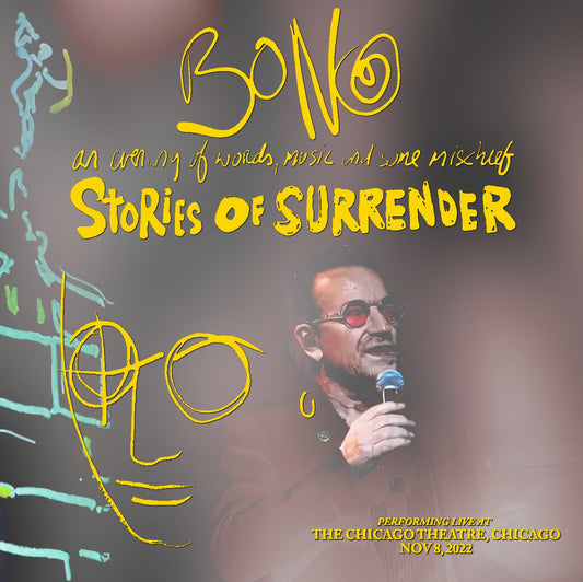 Bono - Stories of Surrender Tour 2022 November 8 Chicago +bonus